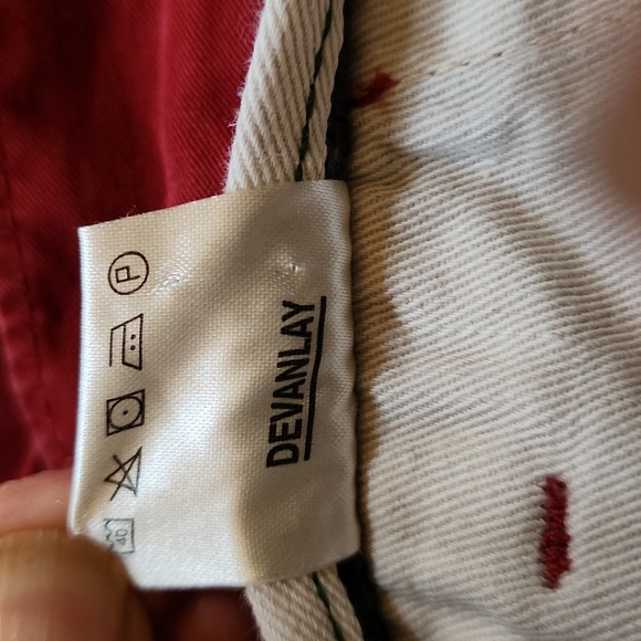 Lacoste « Twill » / Burgundy Classic Fit Pants - Picture 9 of 10